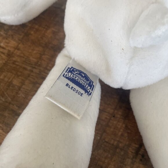 98' NEW ENGLAND PATRIOTS BLEDSOE 11 LIMITED TREASURES Premium Bear Beanbag - Picture 8 of 10